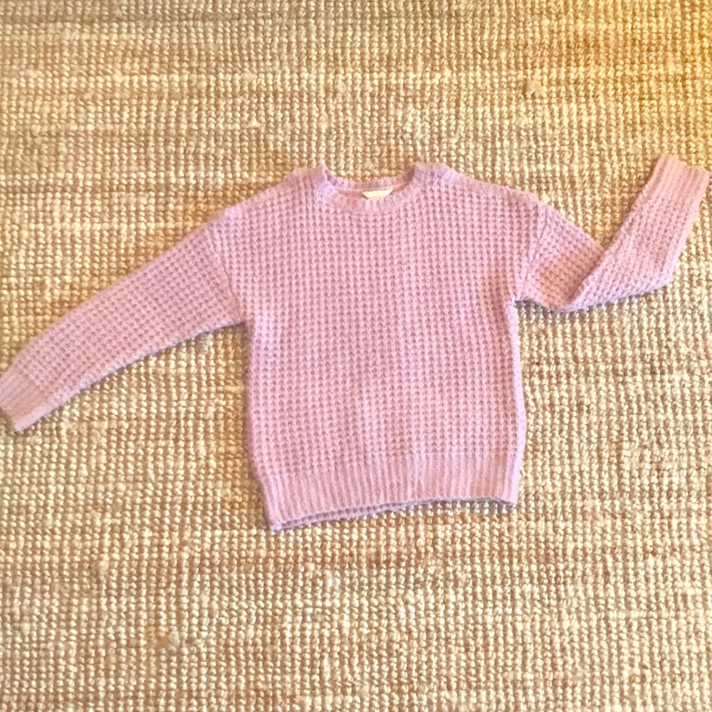 Forever 21 Girls 11-12 Mauve Cold Shoulder sweater